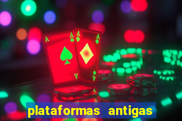 plataformas antigas de jogos